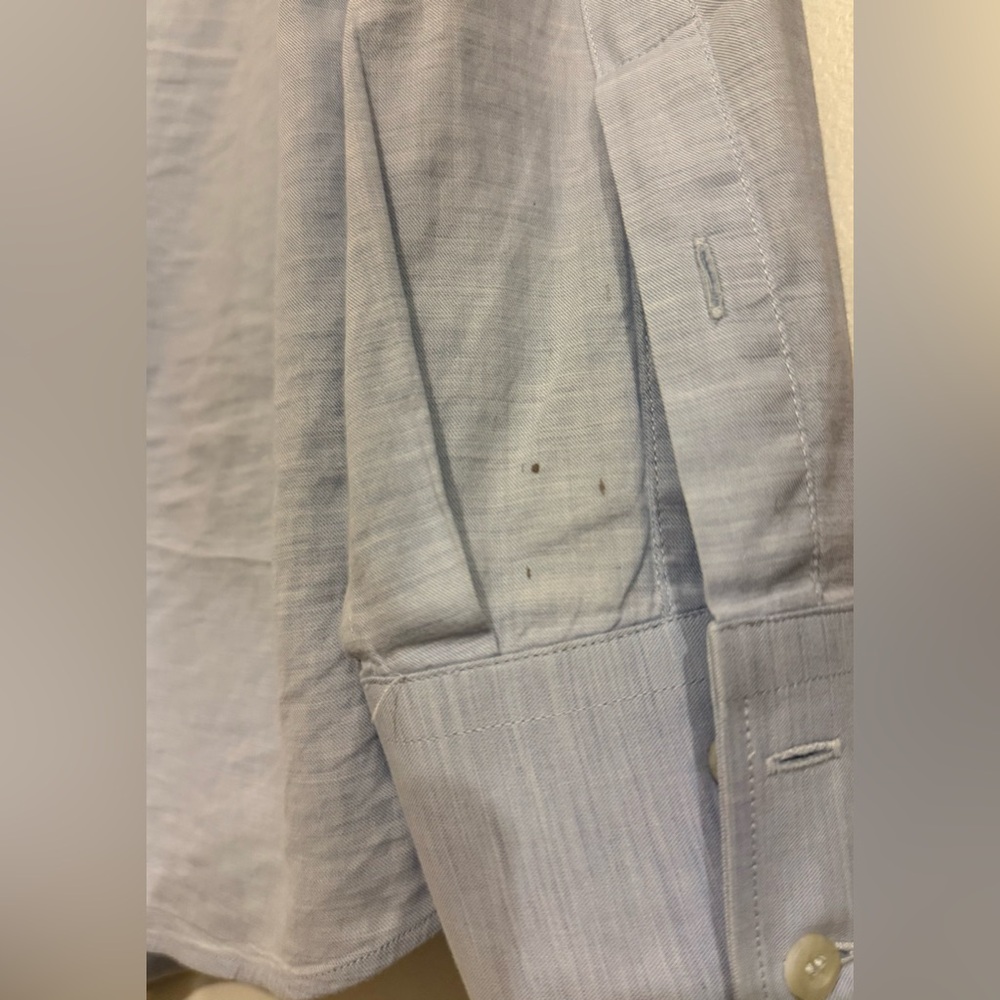 Brunello Cucinelli Basic Fit Light Blue Dress Shi… - image 5